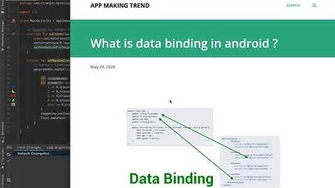 Data Binding For Views in Android