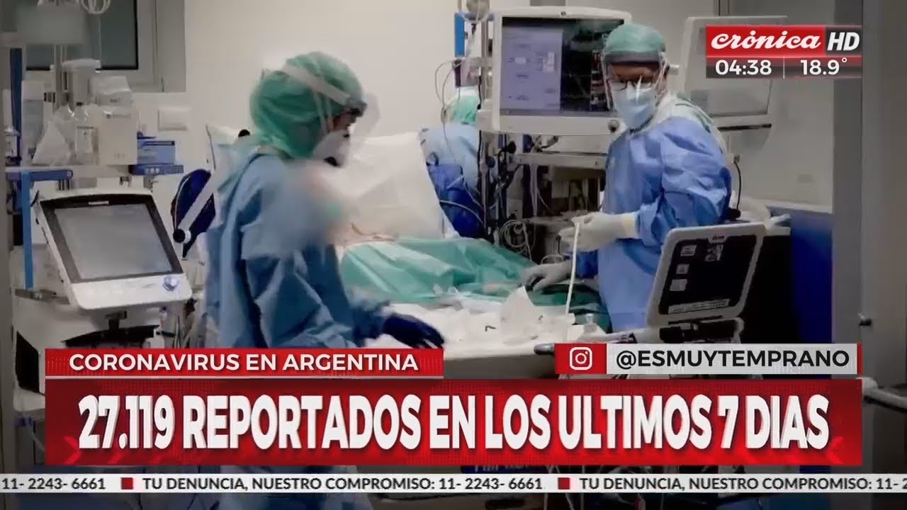 Coronavirus en Argentina: los contagios se duplicaron en una semana