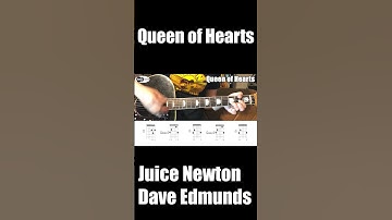 Thumbnail of Queen of Hearts Juice Newton Dave Edmunds Guitar Chords　#Shorts