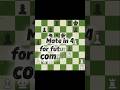 99% Fail This Mate in 4 Puzzle! #chess #chessshorts