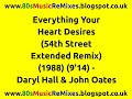 Everything Your Heart Desires 54th Street Extended Remix Daryl Hall John Oates 80s Club Mix mp3