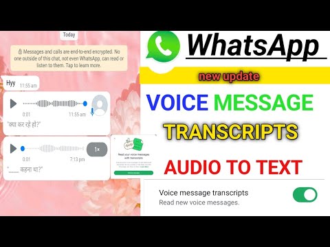 convert your whatsapp voice messages to text messages | whatsapp voice ...
