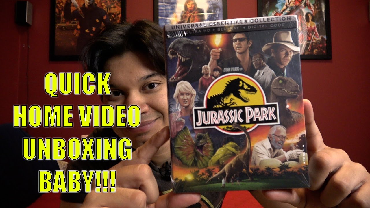 JURASSIC PARK 30TH ANNIVERSARY 4K UHD BLU-RAY UNBOXING 