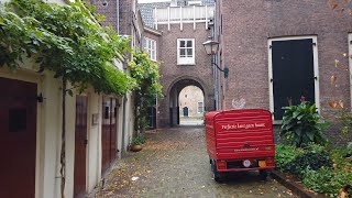 Rainy Autumn Walk in Dordrecht 🍂 | The Netherlands - 4K