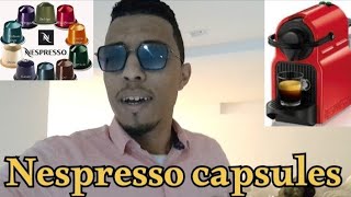 طريقة تحضير قهوة ☕( نسبريسو كبسولة ) café Nespresso capsules nespresso capsule cafe