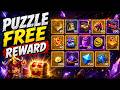 FREE REWARDS FROM PUZZLE 🎁CASTLE CLASH