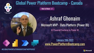 GPPB2022 R2 1 AI Powered Features in Power BI Ashraf Ghonaim