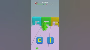 Blob Shifter 3D Level 78 #satisfying #shorts