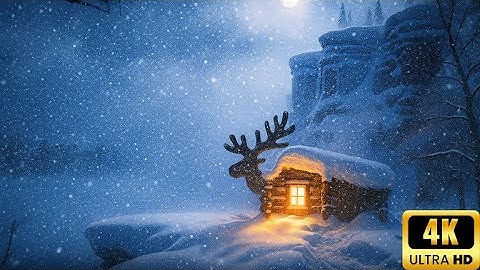 10-hour Eerie Howling Blizzard Sounds At A Cold Dark Spooky Snowy Castle For Deep Sleep & Relaxation
