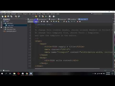 Video: Hvordan legger til JS-fil i NetBeans?