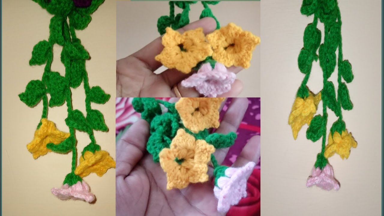 leaves  hanging flowers bunch