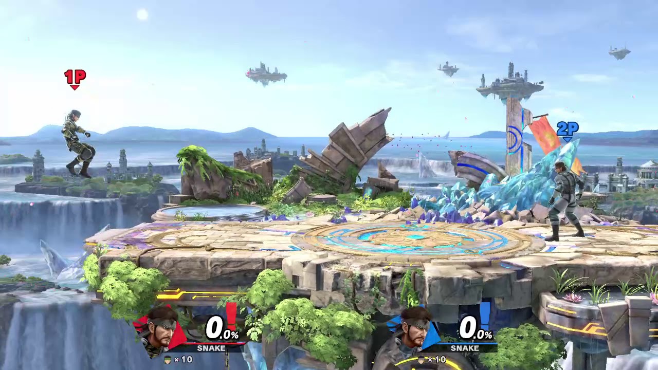 【スマブラSP】スネークのC4空ダ二式と四式 - YouTube