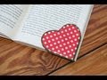 Herz aus Stoff - Lesezeichen - einfach und schnell genäht