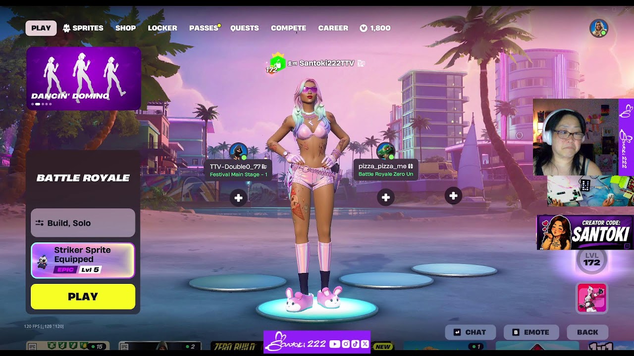 🐰FOMO pewpews🐰CODE: SANTOKI #epicpartner🐰 C7S3 Runners 🐰 M/Tu, 7.13-14.2026
