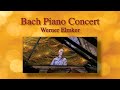 Bach piano concert by werner elmker celebrating divine music  april 2019