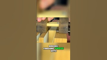 See how we make a bookbinding finishing press