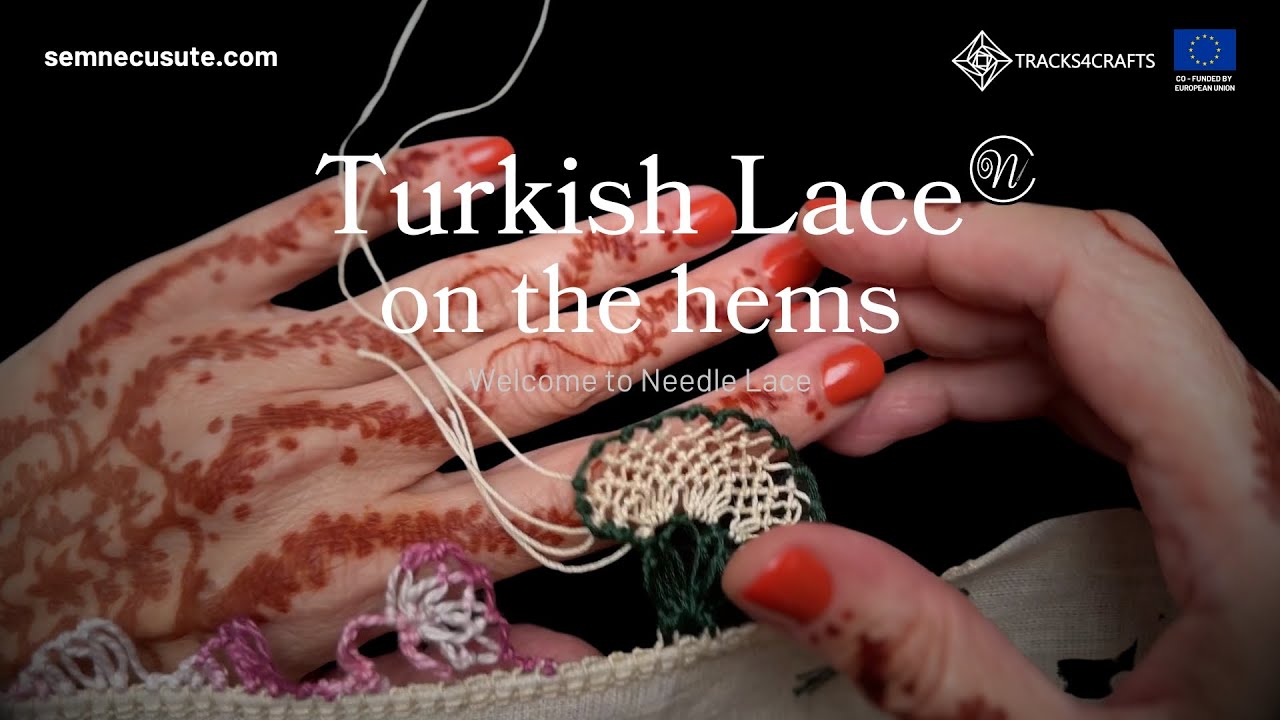 D07 Turkish Needle Lace / Dantelă cu acul turcească direct din tiv
