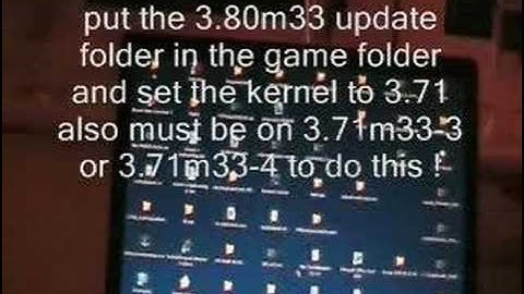 HOW TO INSTAL 3.80m33 ON PSP THE BEST CFW NOW(easy and save)