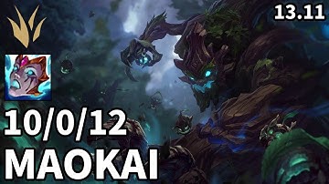 Maokai Jungle vs Master Yi - EUW Master | Patch 13.11