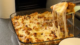 Tuna Mozzarella Pasta Bake Recipe