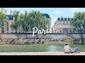 {SUB} Sunny Week-End🌿Cycling on the banks of the Seine｜ Mother's Day｜Flower Market｜Paris Vlog｜4K