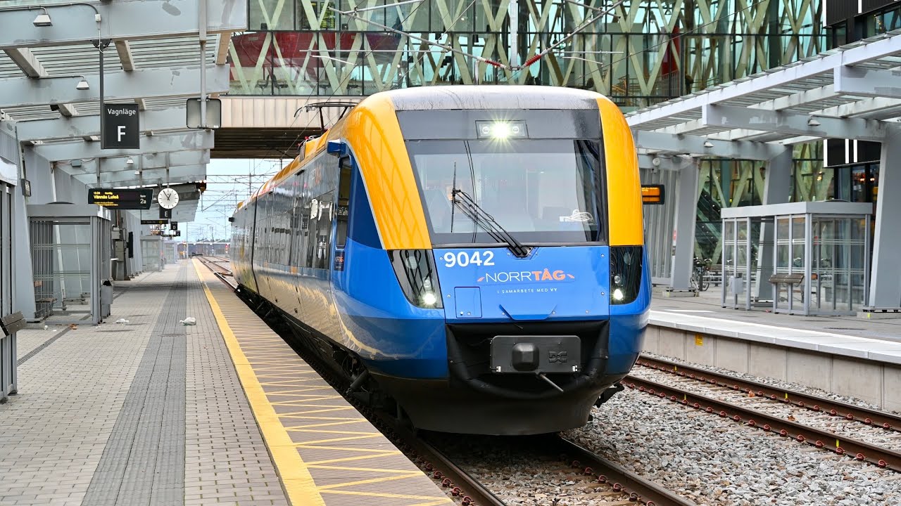 Swedish trains part 95 - Umeå Östra