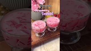 Strawberry Dessertep7 Ramzanseriesshorts strawberry dessert recipe food ramzanspecial yt