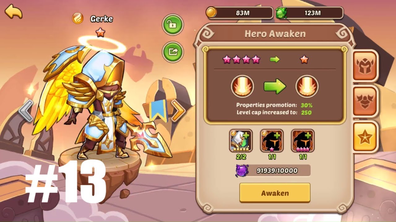 IDLE HEROES SEASONAL - JANUARY #13 | Gerke 10 Star