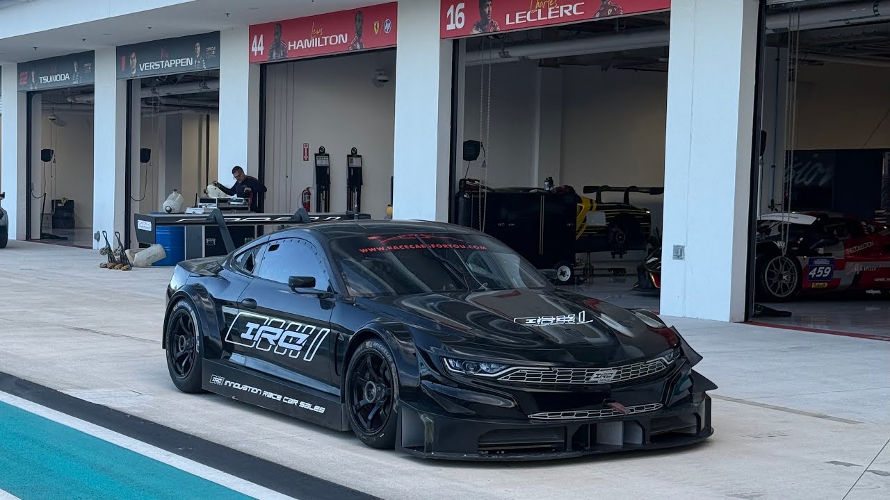 POV: Ripping around the Miami F1 track in the IRC GT!