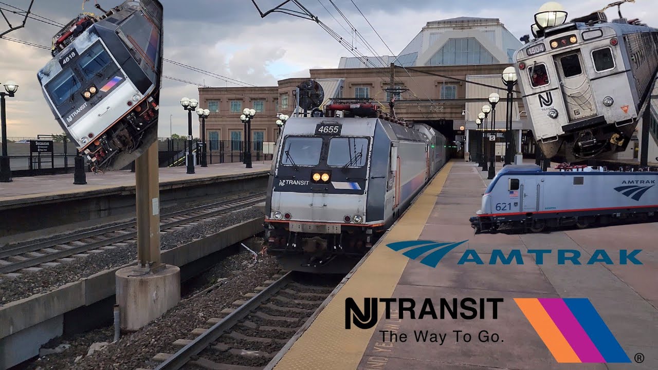 3 NJT SAAHC Hornshows at Secaucus Junction in One Day + a bonus Amtrak SAAHC! FT: 4655 with 2x SAAHC