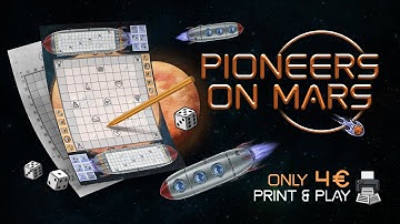 Pioneers on Mars: a Roll and Write Dice Battle - Kickstarter Video