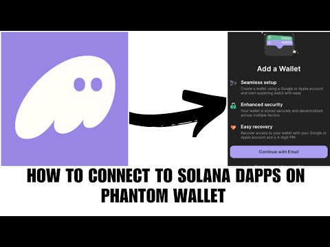 How to connect to Solana Dapps on phantom wallet - YouTube