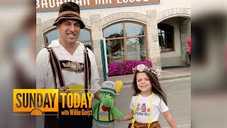 Father and daughter celebrate Oktoberfest with Sunday Mug Shot