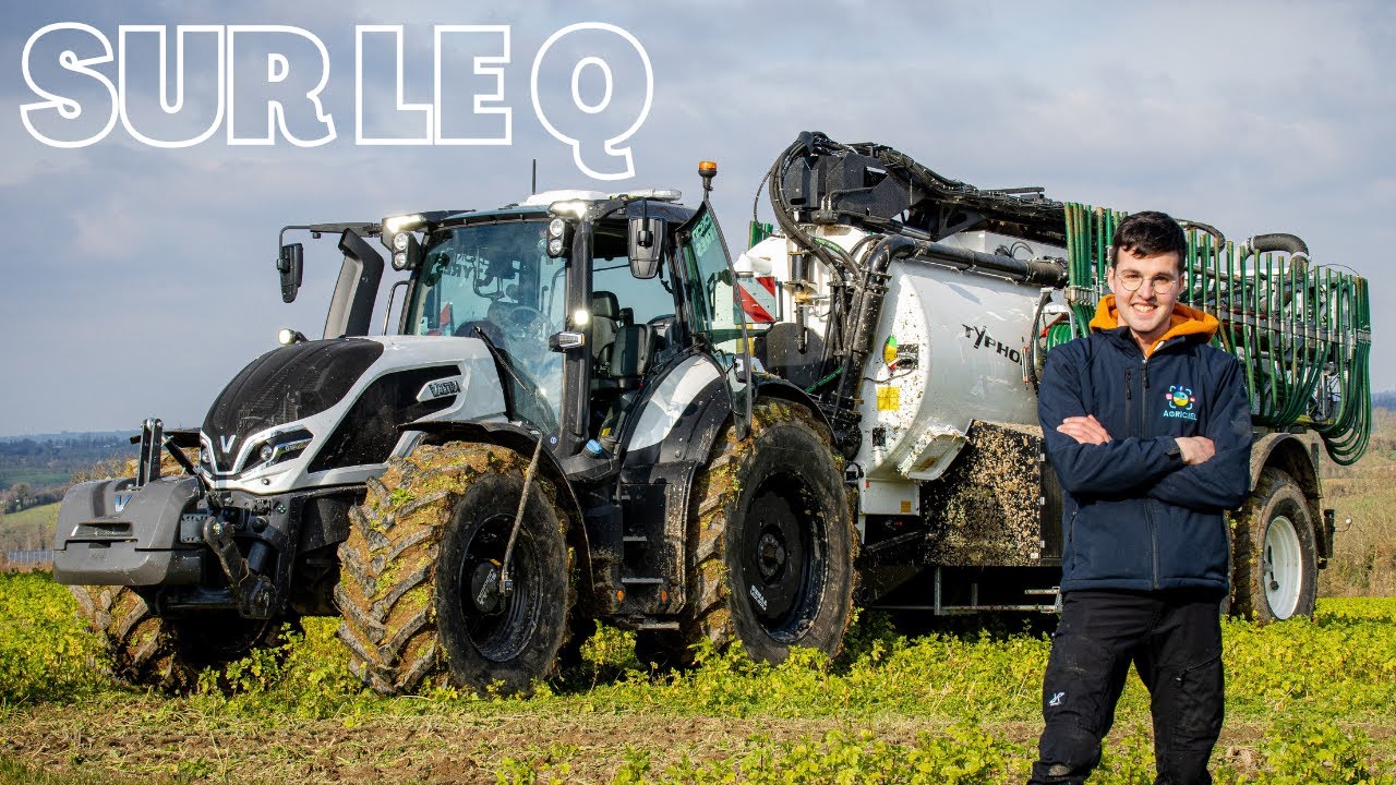 Sur le Q ! Test Valtra Q 305 / Tonne Mauguin 21000 L / Pneus Nokian Telegonflage 🤩