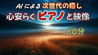 心安らぐピアノと映像 [60分] - AI による次世代の癒し