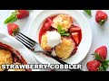 How to make the BEST Strawberry Cobbler