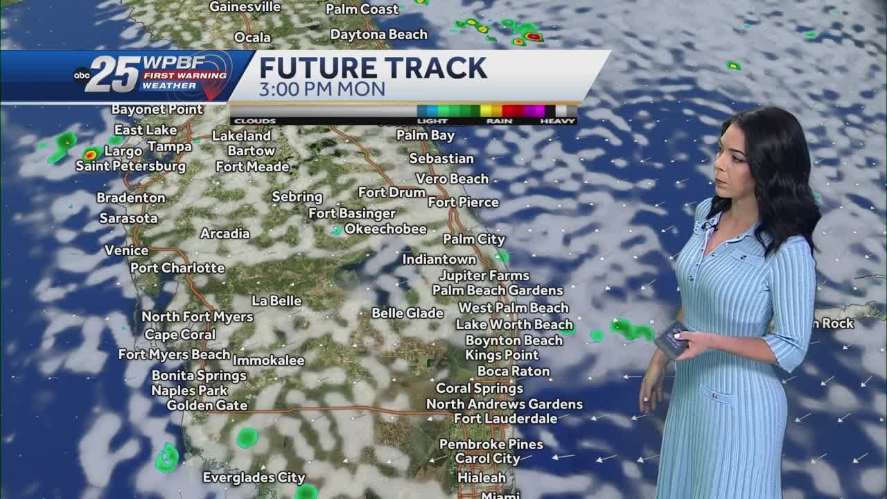 Scattered rain throughout the day - YouTube