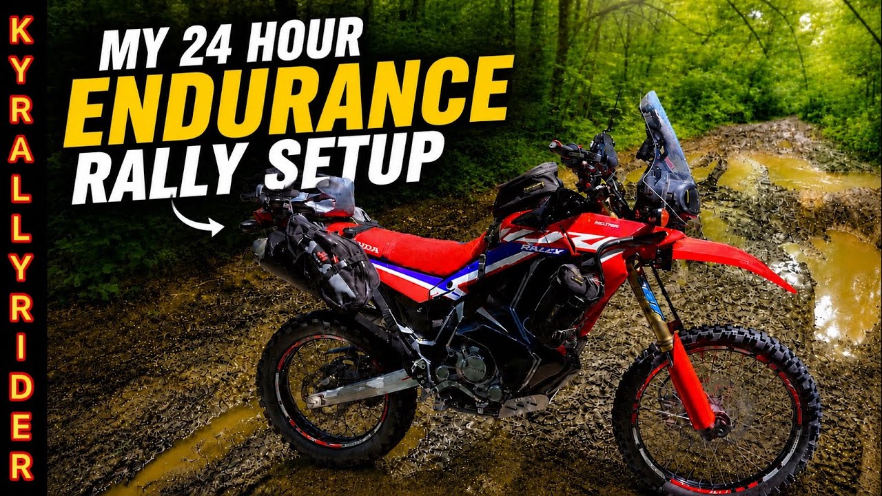 My Endurance Rally Setup | 24 Hours of Appalachia | CRF300L Rally - YouTube