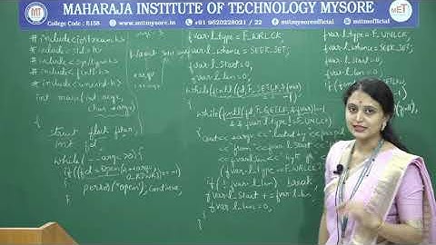 Files and Record Locking, Directory File APIs | VII | CS | Module 2 | USP | Session 7