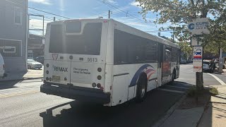 NJ Transit Bus On Board Ride: 601 College Of New Jersey (2010 NABI 416.15 5513)