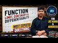 JEE Main &amp; Advanced Functions, Limits, Continuity &amp; Differentiability | Solution with Tricks
