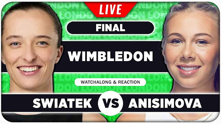 SWIATEK vs ANISIMOVA • Wimbledon 2025 Final • LIVE Tennis Watchalong