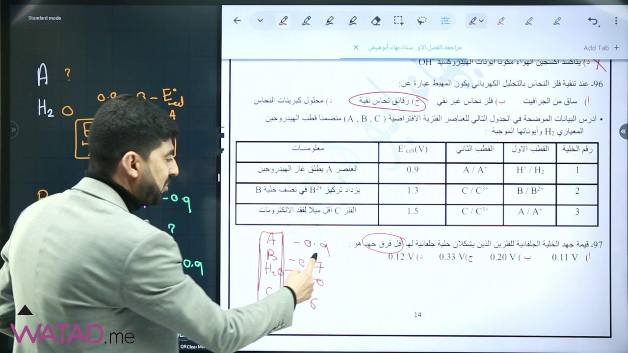 بث مباشر - مراجعة نهائية لمادة الكيمياء للفصل الأول مع الأستاذ بهاء ابو هيض