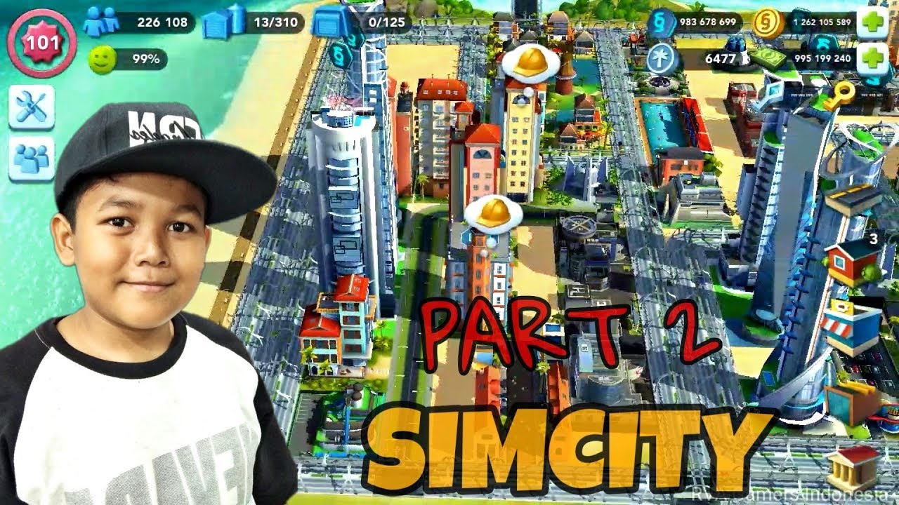 SIMCITY MAX MOD APK PART 2  RVA Gamers Indonesia  YouTube