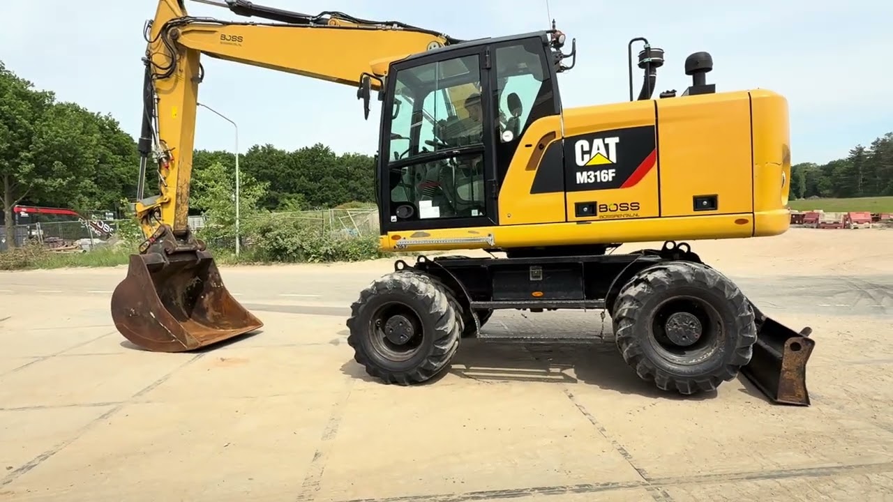 Caterpillar M316F Mobile Excavator - Year: 2016 (Refnr. BM5673