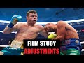 Canelo Alvarez vs Billy Joe Saunders - Film Study: ADJUSTMENTS