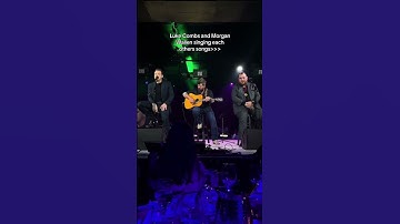 Thumbnail of Luke Combs and Morgan Wallen swap songs #shorts