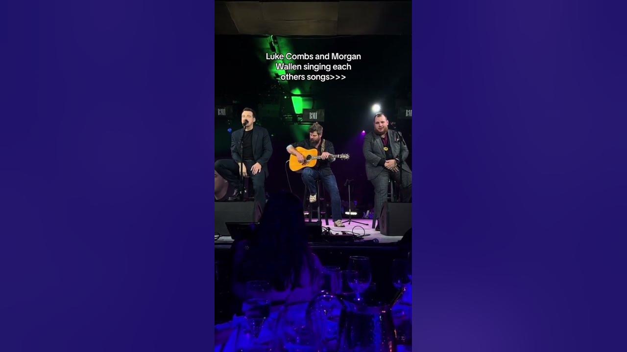 Luke Combs and Morgan Wallen swap songs #shorts