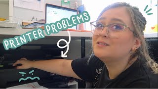 Printer Problems... Creative &amp; Caffeinated Small Business Vlog 004
