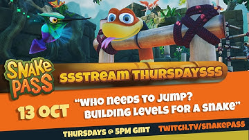 Stream Thursdays Ep1 - Who Needs To Jump? Building Levels For A Snake ¦ Snake Pass